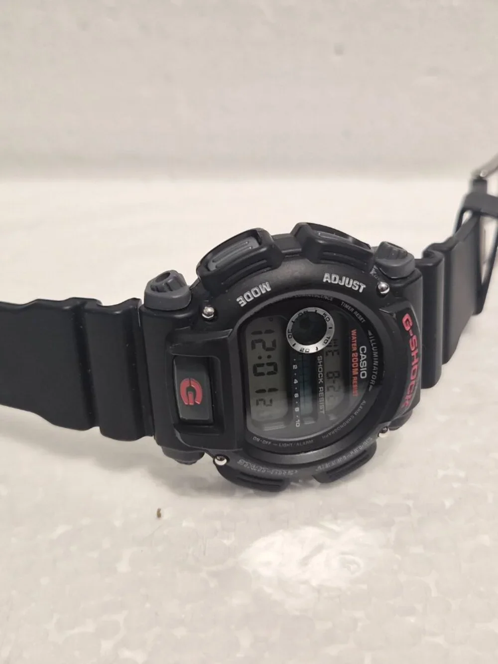 G Shock Digital Black and red